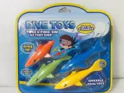 Swimming Pool Diving Toys 4 Sharks Bathtub Fun New