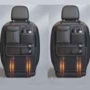 Black Leather Car Seat Back Bag Organizer Storage Cup Phone Holder Multi-Pocket (for: Honda Civic)