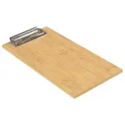 American Metalcraft BB8 Clipboard Menu Holder - 4" x 8", Bamboo