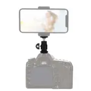 1/4 inch Screw Metal Tripod Ball Head Mount with Locking Function for Camera