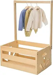 Baby Shower Organizer Closet - Wooden Baby Shower Storage Closet - Easy Installation Bath Organizer Supplies For Bedroom Nursery Apartment Home Use