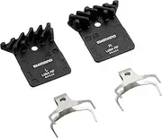 SHIMANO L05A-RF disc Pads and Spring, Alloy Back with Cooling fins, Resin, Box of 25