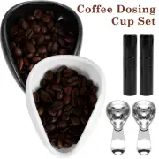 Coffee Bean Dosing Cup Kit with Spray Bottle and Spoon Ceramic Dosing -·
