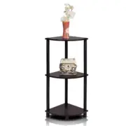 Furinno Turn-N-Tube 3-Tier Corner Display Rack Multipurpose Shelving Unit- Es...