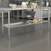 Under Shelf for Prep and Work Tables - Adjustable Galvanized Lower Shelf for ...