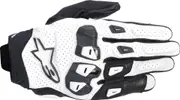 Alpinestars Sp X 7 perforated Motorcycle Gloves, black-white, Size L for Men Black White