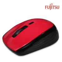 在飛比找momo購物網優惠-【FUJITSU富士通】USB無線光學滑鼠(FR400紅)