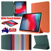 For iPad 5/6/7/8/9/10th Gen Air M2 Pro M4 2024 Smart Leather Case Stand Cover