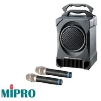 在飛比找PChome商店街優惠-亞洲樂器 MIPRO MA-707、搭2支手握麥克風、手提式