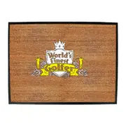 Oob Worlds Finest Golfer - Funny Novelty Doormat Man Cave Floor mat
