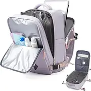 Vacuum Travel Backpack for Women Men Seal Compression Airback Vacpack with Shoe Compartment & Wet Bag Carry on Suitcase Luggage Flight Approved Laptop Business Backpacks