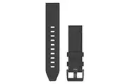 Garmin QuickFit 22 Watch Band - Black Leather