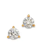 Bloomingdale's Fine Collection Diamond Stud Earrings in 14K Yellow Gold, 0.90 tcw
