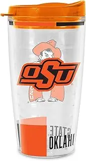 Rico Industries NCAA Oklahoma State Cowboys 16 oz Double Walled Insulated Tritan Classic Tumbler Cup Keeps Drinks Cold & Hot, USA Made