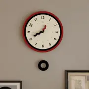 Round Wall Clock Wall Ornament for Living Room Dining Room Home Decoration