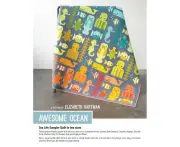 Awesome Ocean Quilt Pattern by Elizabeth Hartman Quilting Sewing Craft DIY