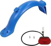Rear Mudguard Taillight Set Electric Scooter Fender, for Xiaomi, Pro2 Mi3 KickScooter Version Rear Fender Taillight Lamp Parts Skateboard Mudguard(Blue and Green Camouflage)