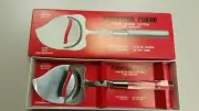 New in Box Frontier Forge Cheese Slicer Cutter Server w/lucite handle