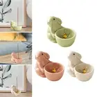 Cute Rabbit Incense Holder Statue Incense Burner Incense Holder for Desk and
