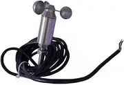Micro Wind Speed Sensor Stainless Steel 0-30M/S Three-Cup Duct Wind Speed Measuring Instrument DC 12-24V Anemometer (RS485）