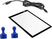 TOKIDNY Tracing Light Box Board Led Copy Board A4 Matte Surface Ruler Magnets USB Cable