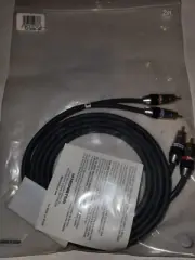 Monster Cable 12936-00 200i RCA audio interconnect - 2 meter, 1 pair - New!