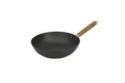 DAVIS & WADDELL LOTUS ROCK BLACK NON-STICK WOK - 30cm