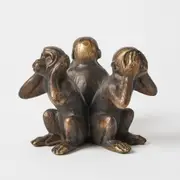 Pilbeam Living 3 Wise Monkeys Sculpture