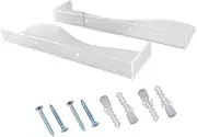 JISADER Acrylic Shoe Wall Shelf Organization Storage Organizer Shoe Rack Holder for Bedroom, Clear