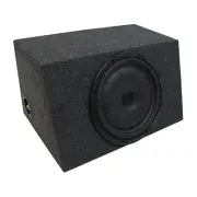Universal Car Stereo Hatchback Sealed Single 12" Kicker CompVT CVT12 Sub Box