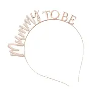 Mummy To Be Headband For Baby Shower Party Tiara Crown Gift Rose Gold