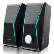 Computer Speakers Dynamic RGB PC Speakers Bluetooth 5.0 HiFi Computer Speaker...