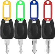 [BOTISY] 4PCS Luggage Keys TSA Key 007 002 Master Luggage Key TSA Locks for Luggage Key Padlock Luggage Key Locks (2PCS-TSA007+2PCS-TSA002)