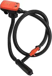 Automatic Fuel Transfer Pump, Flexible Intake Hose Fits Most Irregular Gas Cans for Gasoline Kerosene More, Fuel Transfer Pump with Automatic Stop Sensor with 3 Size Adapter
