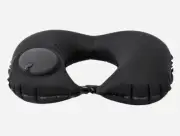 Nordace CloudRest Inflatable Travel Neck Pillow - Quick No Blow Inflation, Black