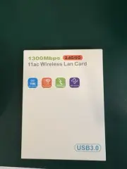 1300Mbps ( 2.4G/5G ) 11AC Wireless LAN Card Wireless USB Adapter ( Brand New )