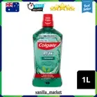 Plax Antibacterial Mouthwash 1L, Alcohol Free, Freshmint, Bad Breath Control