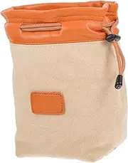 HONMEET 1Pc Compact Camera Case Canvas Drawstring Storage Bag for DSLR and Mirrorless Cameras Portable Travel Pouch with Inner Storage for Accessories for Outdoor Use