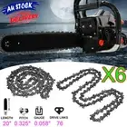 6X 20 Inch Chainsaw Chain 325" 058 76DL For Baumr-Ag SX62 20" Chainsaw Guide Bar