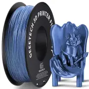 GEEETECH 3D Printer Filament Glitter Sparking Blue PLA 1.75mm 1kg PLA Consumable