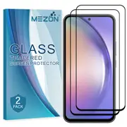 [2 Pack] Full Coverage Samsung Galaxy A54 5G Tempered Glass Crystal Clear Premium 9H HD Screen Protector by MEZON (Galaxy A54 5G, 9H Full) – FREE EXPRESS