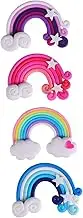 COHEALI 4pcs Rainbow Shape Diamond Picture Locator Unique Embroidery Fixation Tool for DIY Crafting for Adults Multi Color Design for Easy Positioning and Beautiful Results