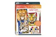 Art Maker Essentials: Painting by Numbers Wild Cats Art Craft Kit Kids 12y+