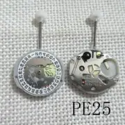 Brand New Quartz Movement Sunon PE25 3 Hands Date at 3/6 Movement Replacement