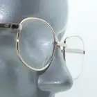 Reading Glasses Classic Traditional Square Gold Metal Frame +1.75 Lens