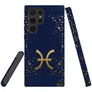 For Samsung Galaxy S22 Ultra Case, Armour Cover, Pisces Sign