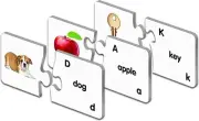 LEARNING JOURNEY Match It ABCs 2 Piece Alphabet Jigsaw Puzzle Flash Cards 743874
