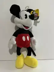Disney Mickey Mouse 90 Years Pie Eye Mickey 8" Plush New with Tag M2