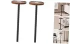 Drink Table Set of 2, Small Pedestal Side Table, Round Cocktail Table, Circle