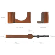 SmallRig Camera Leather Case Kit for Sony Alpha 7C II / Alpha 7CR 5015